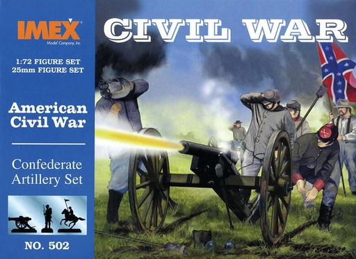 [IMEX PKIM502  ] IMEX PKIM502  1/72 Guerre de Sécession : l'artillerie confédérée 