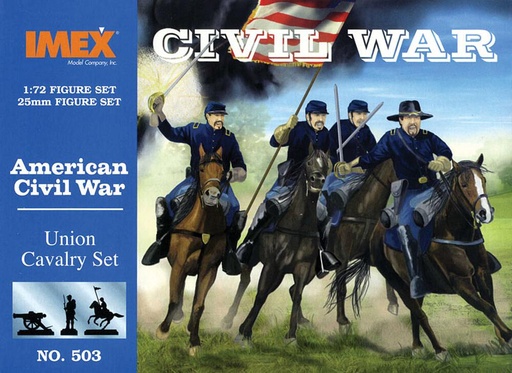 [IMEX PKIM503  ] IMEX PKIM503  1/72 Guerre de Sécession : la cavalerie de l'Union 