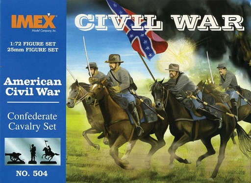 [IMEX PKIM504  ] IMEX PKIM504  1/72 Guerre de Sécession : la cavalerie confédérée 
