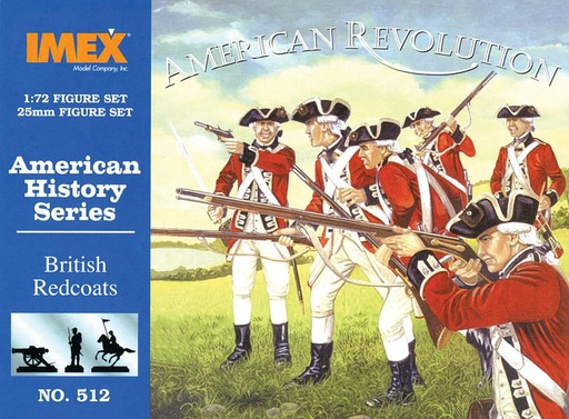 [IMEX PKIM512  ] IMEX PKIM512  1/72 Histoire américaine : les Tuniques rouges britanniques 