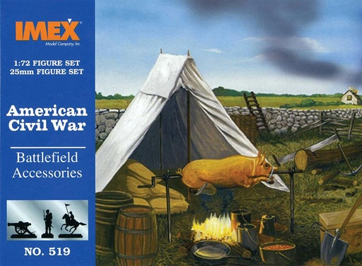 [IMEX PKIM519  ] IMEX PKIM519  1/72 Histoire américaine:Accessoires de champ de bataille 
