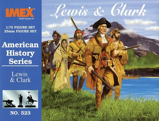 [IMEX PKIM523  ] IMEX PKIM523  1/72 Histoire américaine : Lewis &amp; Clark - Explorateurs 