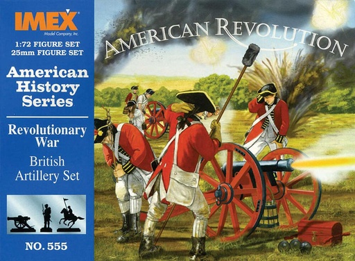 [IMEX PKIM555  ] IMEX PKIM555  1/72 Histoire américaine:Révolution, artillerie britannique 