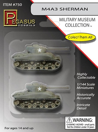 [PEGASUS PKPG0750  ] PEGASUS PKPG0750  1/144 M4A3 Sherman 