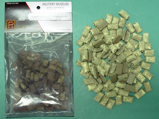 [PEGASUS PKPG5194  ] PEGASUS PKPG5194  28 mm   Sacs de sable de 28 mm, individuels, peints 