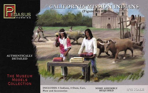[PEGASUS PKPG7005  ] PEGASUS PKPG7005  1/48 Histoire américaine : mission en Californie, Indiens d'Amérique 