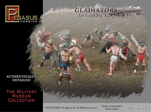 [PEGASUS PKPG7100  ] PEGASUS PKPG7100  1/72 Gladiateurs 