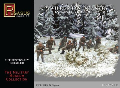 [PEGASUS PKPG7272  ] PEGASUS PKPG7272  1/72 WW II : Infanterie russe en tenue d'hiver 