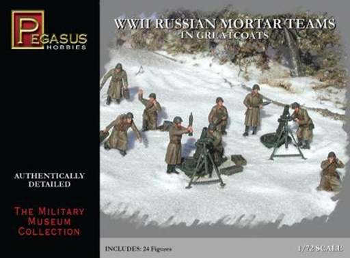 [PEGASUS PKPG7273  ] PEGASUS PKPG7273  1/72 WW II : équipage de mortier russe 