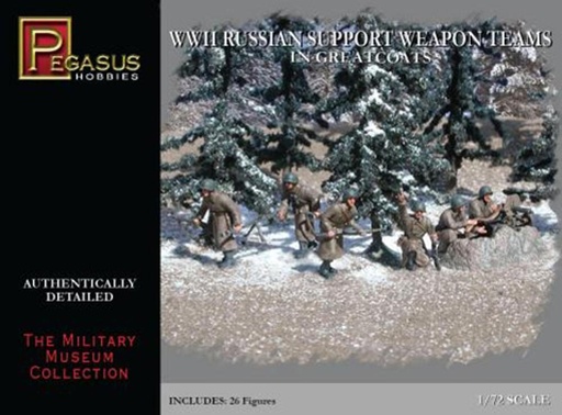[PEGASUS PKPG7274  ] PEGASUS PKPG7274  1/72 WW II : troupes de soutien russes en manteau d'hiver 
