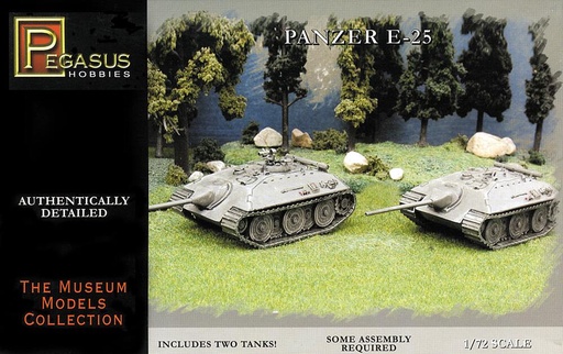 [PEGASUS PKPG7602  ] PEGASUS PKPG7602  1/72 Tank allemand E-25, 2  