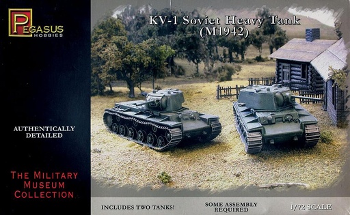 [PEGASUS PKPG7666  ] PEGASUS PKPG7666  1/72 KV-1 Late welded or castturret, 2 kits 