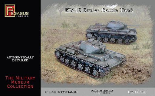 [PEGASUS PKPG7667  ] PEGASUS PKPG7667  1/72 KV-1S Soviet Battle Tank,2 kits 