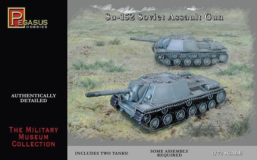[PEGASUS PKPG7668  ] PEGASUS PKPG7668  1/72 Su 152 Soviet Assault Gun, 2 kits 