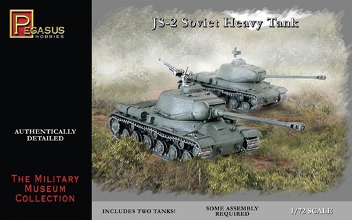 [PEGASUS PKPG7669  ] PEGASUS PKPG7669  1/72 IS-2 Tank, 2 kits 