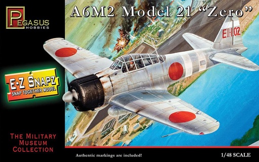 [PEGASUS PKPG8409  ] PEGASUS PKPG8409  1/48 Mitsubishi A6M2 Zéro Modèle 21 
