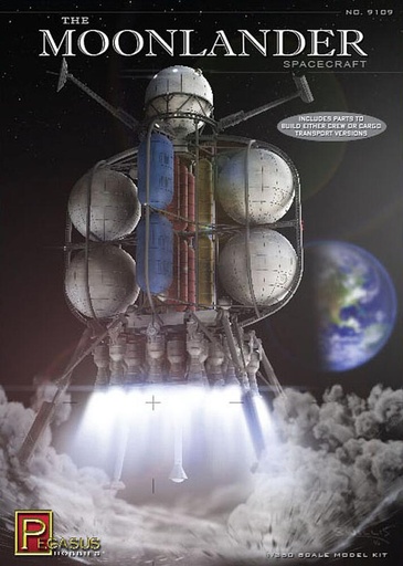 [PEGASUS PKPG9109  ] PEGASUS PKPG9109  1/350 Le vaisseau spatial Moonlander 