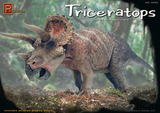 [PEGASUS PKPG9550  ] PEGASUS PKPG9550  1/24 Dinosaure Triceratops 