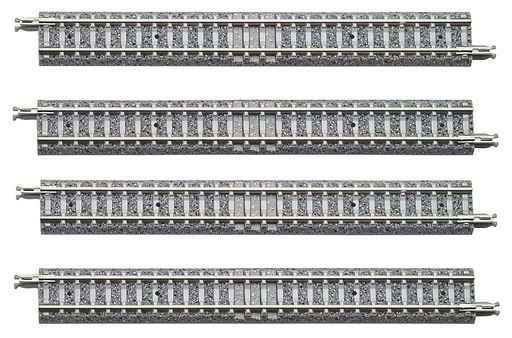 [TOMYTEC 10111  ] TOMYTEC 10111  N  FineTrack, voies droites, 4 pièces, par 140 mm 