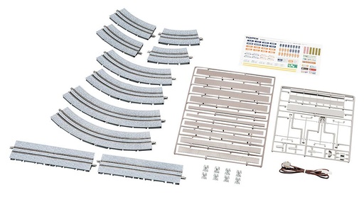[TOMYTEC 910848  ] TOMYTEC 910848  N  Voies de tramway, set de base, pavé 