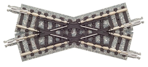[TOMYTEC 13211  ] TOMYTEC 13211  N  Croisement de voies, 30 