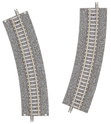 [TOMYTEC 17837  ] TOMYTEC 17837  N  FineTrack, 4 voies incurvées, 22,5°, r 345 mm 