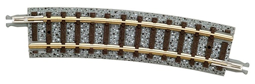 [TOMYTEC 18544  ] TOMYTEC 18544  N  Basic-Tracks, 4 rails incurvés, 15°, r 280 mm 