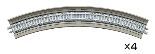 [TOMYTEC 18728  ] TOMYTEC 18728  N  Basic-Tracks, 4 rails viaduc, 45°, r 317 mm 