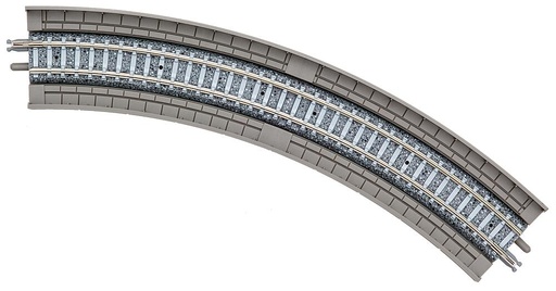 [TOMYTEC 18735  ] TOMYTEC 18735  N  Basic-Tracks, 4 rails viaduc, 45°, r 243 mm 