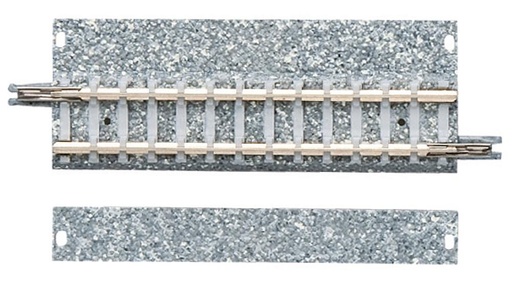 [TOMYTEC 17639  ] TOMYTEC 17639  N  4 Gleise, gerade mit breiter Schotterbettung, je 70 mm 