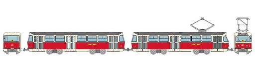 [TOMYTEC 327714  ] TOMYTEC 327714  1:150 N  Tram-system, Dresdner Straßenbahn, Typ Tatra T4-B4 