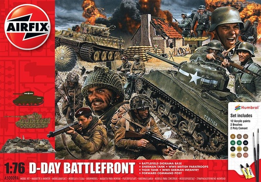 [AIRFIX A50009A  ] AIRFIX A50009A  1/76 75 Jahre D-Day, Geschenk-Set, Frontlinie 