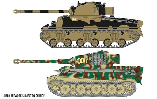 [AIRFIX A50186  ] AIRFIX A50186  1/72 Classic Conflict Tiger 1 vs Sherman Firefly 