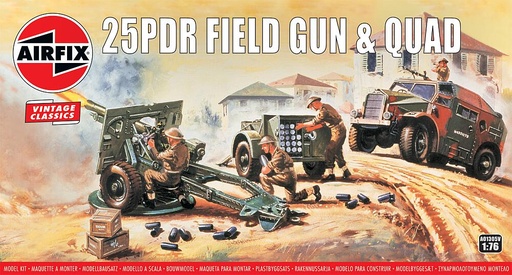 [AIRFIX A01305V  ] AIRFIX A01305V  1/76 25pdr Feldgeschütz mit Morris Com. C8 Fat 