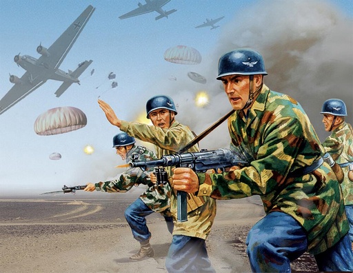 [AIRFIX A02712V  ] AIRFIX A02712V  1/32 WWII Deutsche Fallschirmjäger 