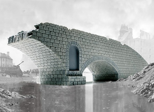 [AIRFIX A75012  ] AIRFIX A75012  1/72 Schmale Straßenbrücke, zerstört 