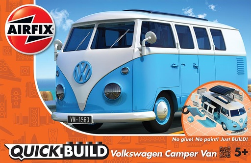 [AIRFIX J6024  ] AIRFIX J6024  1/24   QUICKBUILD VW Camper Bully, blau 