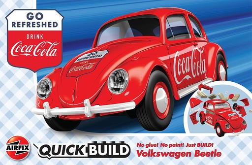 [AIRFIX J6048  ] AIRFIX J6048  1/24   QUICKBUILD Coca-Cola VW Beetle 