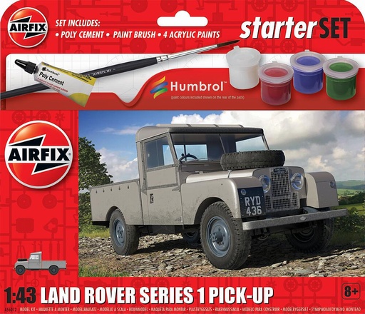 [AIRFIX A55012  ] AIRFIX A55012  1/43 Starter Set - Land Rover Series 1 