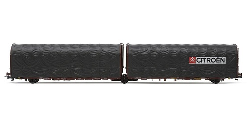 [JOUEF HJ6253  ] JOUEF HJ6253  1:87 H0  SNCF, wagon à bâche articulée à 3 essieux type Lailps CITROËN 