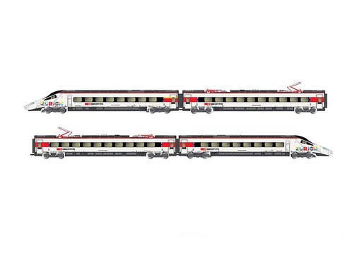 [ARNOLD HN2567S  ] ARNOLD HN2567S   N  CFF, Coffret de 4 rames automotrices électriques RABe 503 018, avec son numérique 