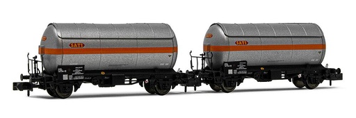 [ARNOLD HN6479  ] ARNOLD HN6479  1/160   SNCF, Coffret de 2 wagons à 2 essieux. Wagon-citerne à gaz, SATI/UCB 