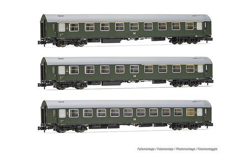 [ARNOLD HN4421  ] ARNOLD HN4421   N  DR, Coffret de 3 voitures voyageurs OSShD type B 