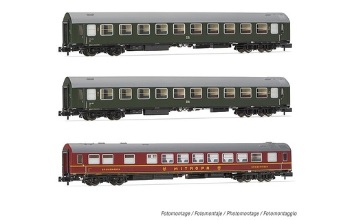 [ARNOLD HN4422  ] ARNOLD HN4422   N  DR, Coffret de 3 voitures voyageurs OSShD type B 