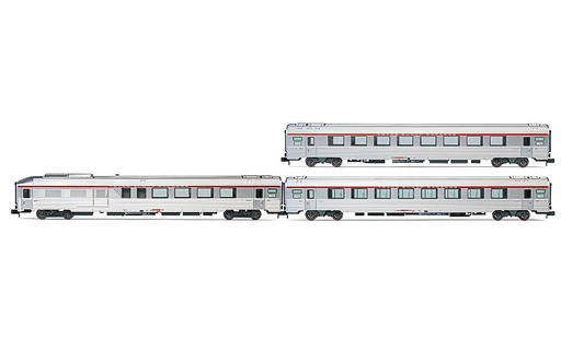 [ARNOLD HN4441  ] ARNOLD HN4441   N  SNCF, Coffret de 3 voitures voyageurs TEE Cisalpin, Milan - Paris 