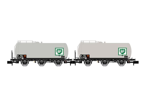 [ARNOLD HN6608  ] ARNOLD HN6608   N  SNCF, Coffret de 2 wagons à 3 essieux. Wagon-citerne 