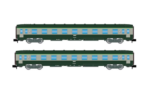 [ARNOLD HN4448  ] ARNOLD HN4448   N  SNCF, coffret de 2 voitures voyageurs DEV AO B9 
