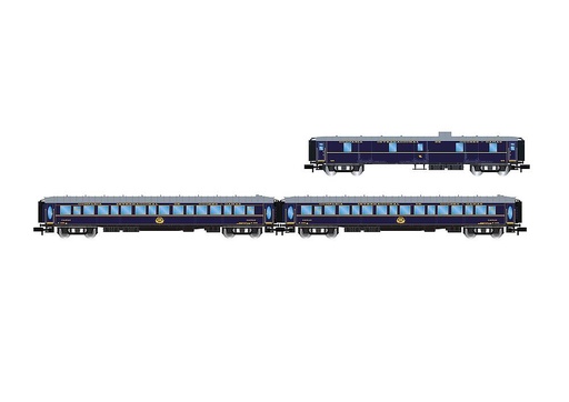 [ARNOLD HN4460  ] ARNOLD HN4460   N  RENFE, coffret de 3 voitures CIWL pour trains voyageurs Castellano Expreso 