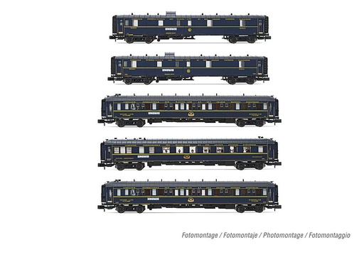 [ARNOLD HN4465  ] ARNOLD HN4465   N  CIWL, coffret de 5 voitures voyageurs Orient Express 