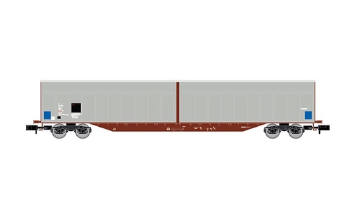 [ARNOLD HN6637  ] ARNOLD HN6637   N  F-ERSA, wagon à 4 essieux. Wagon à parois coulissantes Habbins 
